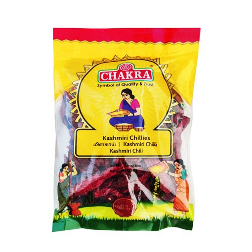 Chakra Kashmiri Chillies Whole 100 g Deshi Mart - Online Asian Food and Groceries Store