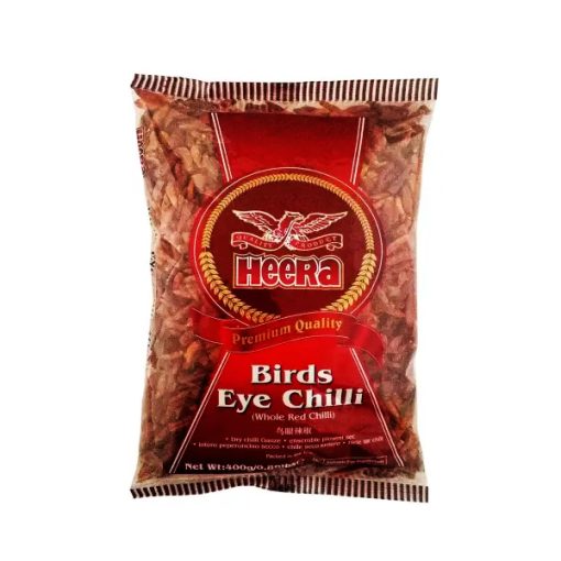 Heera Birds Eye Chilli (Whole Red Chilli) 50 g Deshi Mart - Online Asian Food and Groceries Store