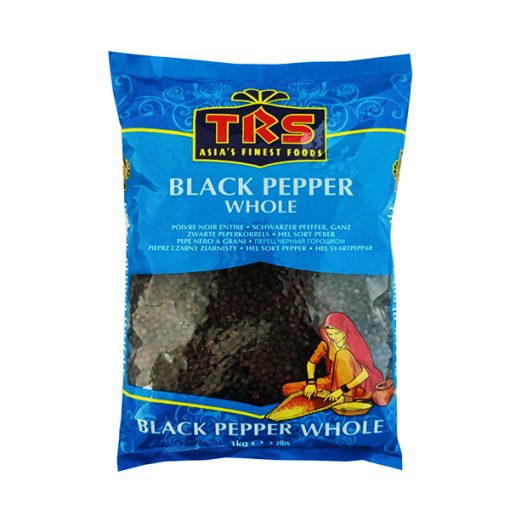 TRS Black Pepper Whole 1 kg Deshi Mart - Online Asian Food and Groceries Store