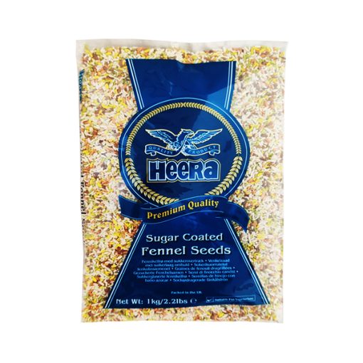 Heera Sugar Coated Fennel Seeds 1 kg Deshi Mart - Online Asian Food and Groceries Store