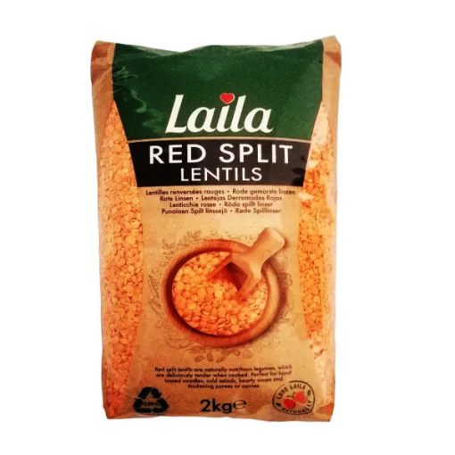 Laila Red Split Lentils 2kg Deshi Mart - Online Asian Food and Groceries Store