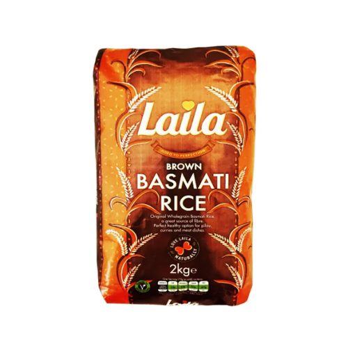 Laila Brown Basmati Rice 2kg Deshi Mart - Online Asian Food and Groceries Store