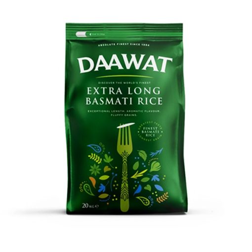 Daawat Extra Long Basmati Rice 20 kg Deshi Mart - Online Asian Food and Groceries Store