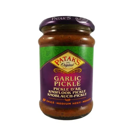 Patak’s Garlic Pickle Medium Hot 300 g Deshi Mart - Online Asian Food and Groceries Store